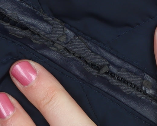 Debenhams Women's Blue Puffer Jacket Size 16