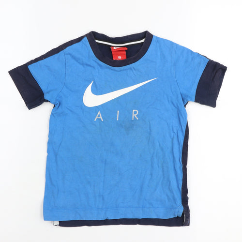Nike Boys Blue Graphic Print T-Shirt 4-5 Years