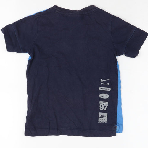Nike Boys Blue Graphic Print T-Shirt 4-5 Years