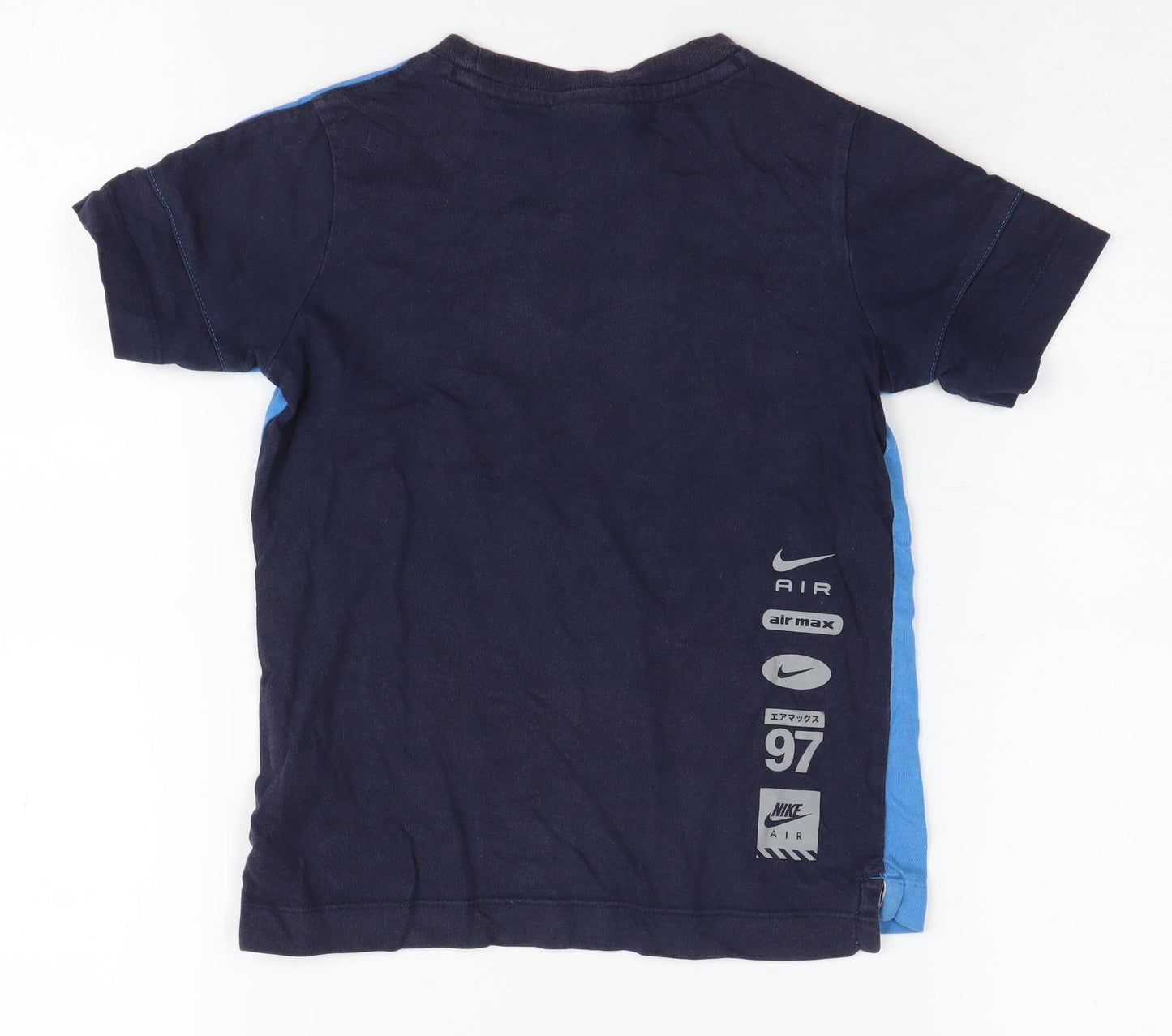 Nike Boys Blue Graphic Print T-Shirt 4-5 Years