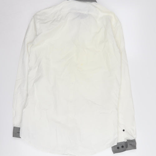 Next Men's White Slim Fit Dress Shirt