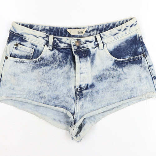 Topshop Women's Blue Cut-Off Denim Shorts, Size 30, Summer Casual