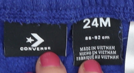 Converse Unisex Blue 24M Jogger Trousers