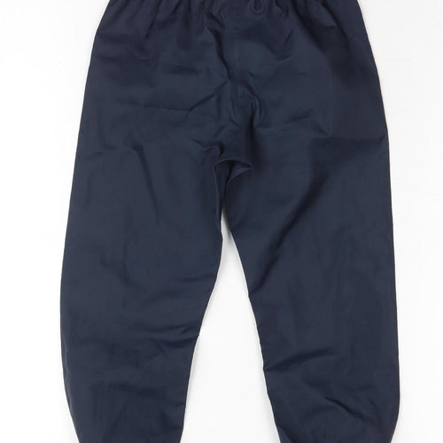 Decathlon Boys Blue Rain Trousers 3 Years Elastic Waist