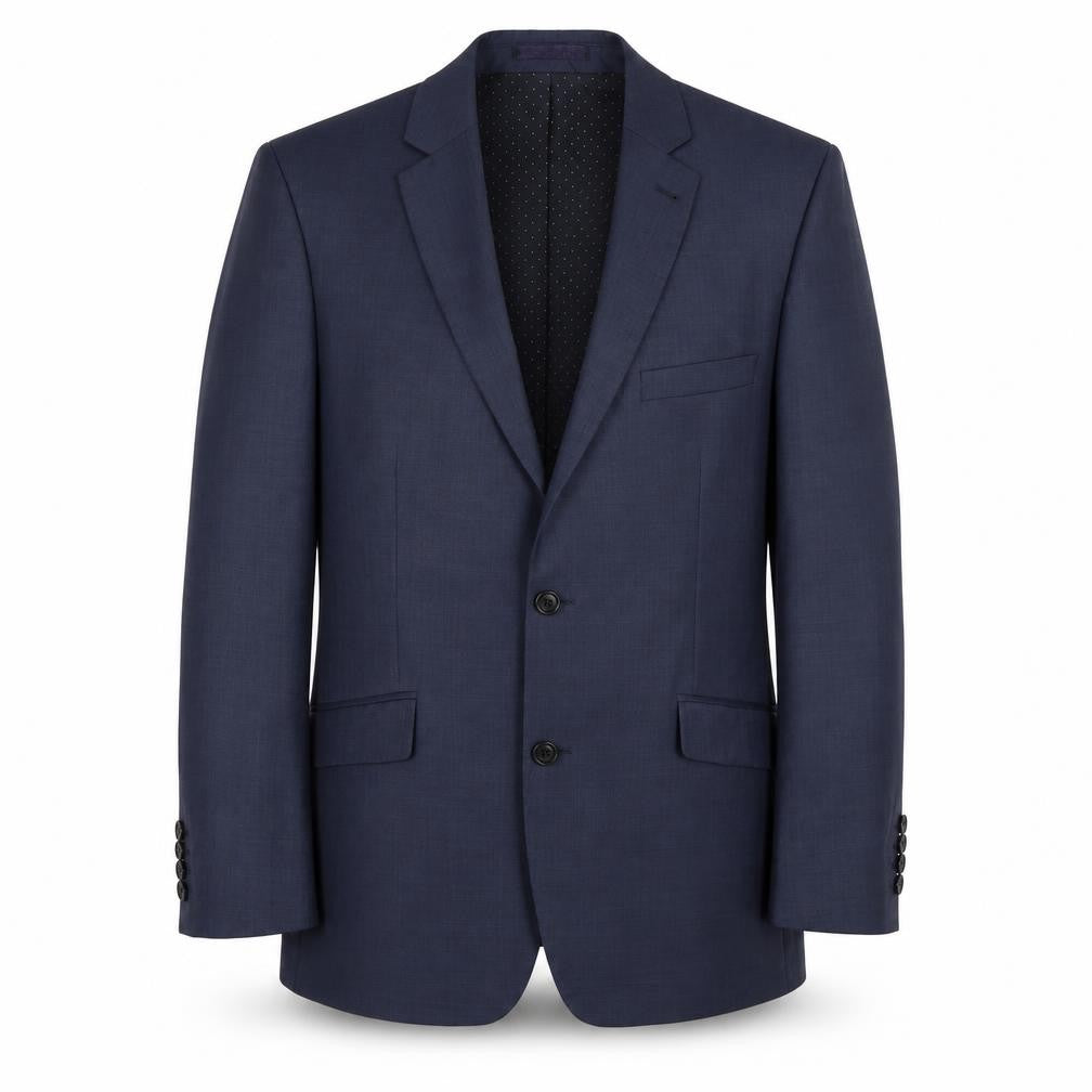 Front view of Jasper Conran Men's Blue Blazer, Size 40S, Formal Wear