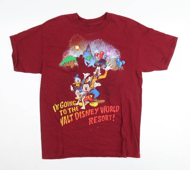 Hanes Boys Disney Red XL T-Shirt - Mickey & Friends Adventure