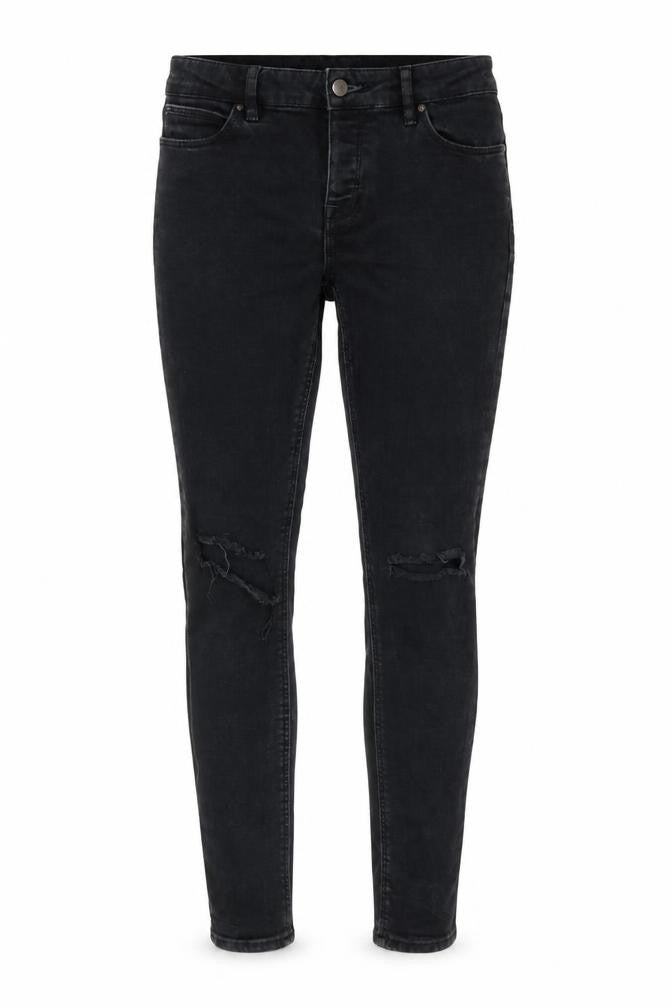 ASOS Women's Black Skinny Jeans L Slim Fit Denim
