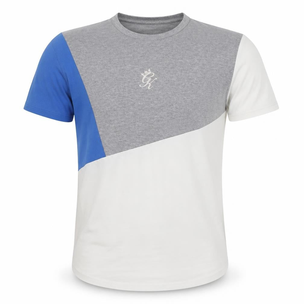 Front view of Gym King Men's S Colourblock T-Shirt