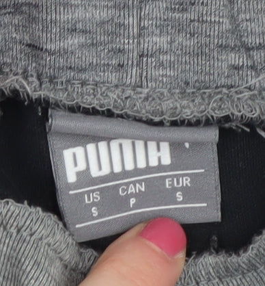 Puma Men's Grey Jogger Trousers - Size S, Regular Fit