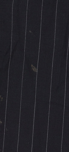 Daniel Hechter Men's Blue Wool Blazer, Size 44L, Classic Stripe