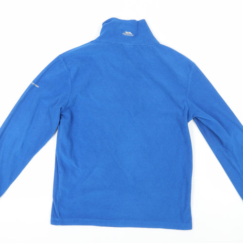 Trespass Boys Blue Fleece 1/4 Zip Sweatshirt Size 12