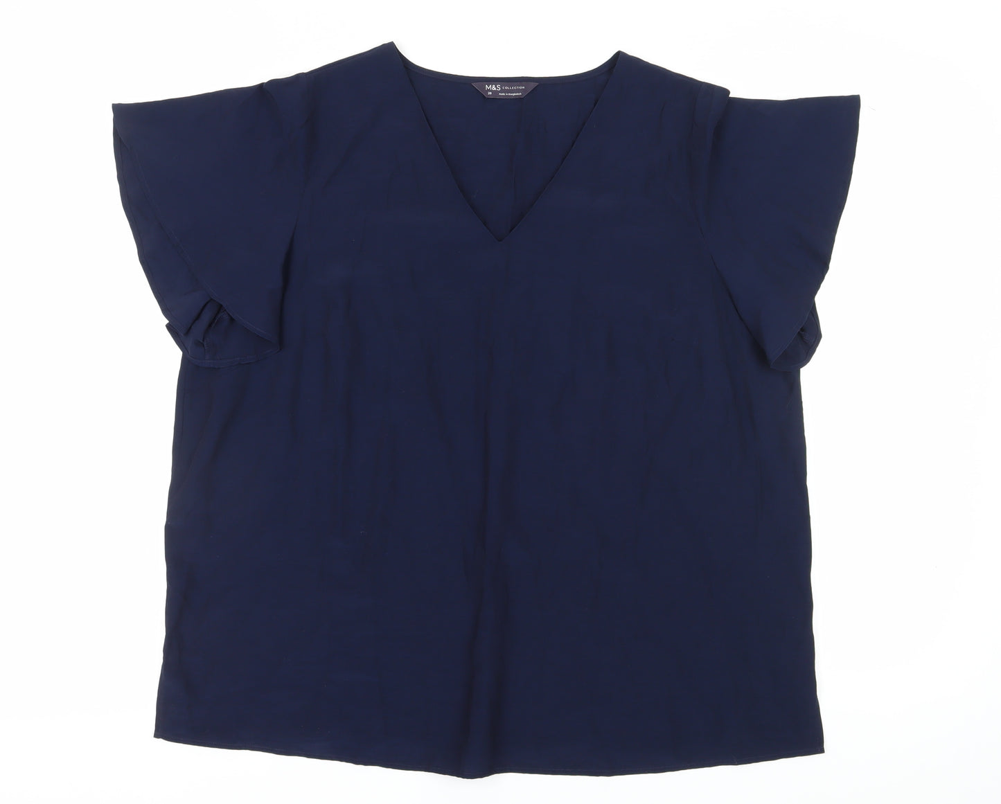 Marks and Spencer Blue Women's Blouse Size 20