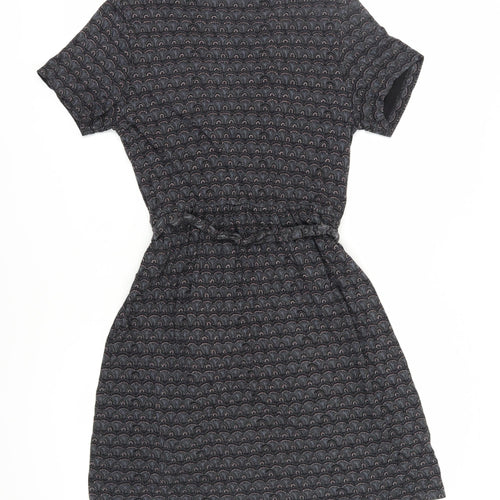 Fat Face Women's Black Wrap Dress Size 12