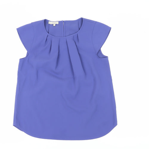 Hobbs Women's Blue Sleeveless Blouse Size 12