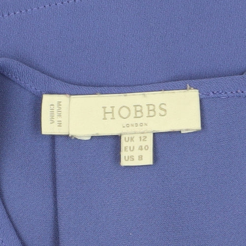 Hobbs Women's Blue Sleeveless Blouse Size 12
