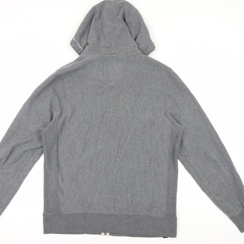 Lee Cooper Men's Grey Full Zip Hoodie L