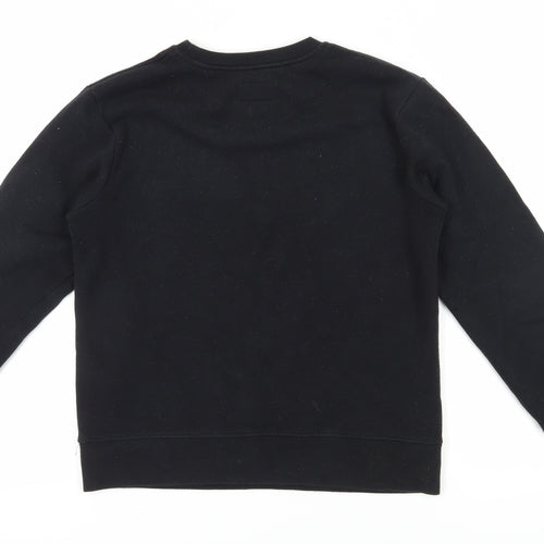 Jordan Boys Black Pullover Sweatshirt L Basketball Logo