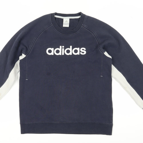 Adidas Unisex Blue S Pullover Sweatshirt