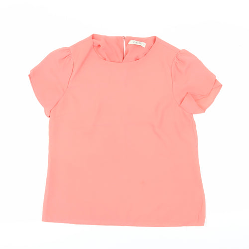 Oasis Women's Pink Blouse, Size 12, Summer Casual