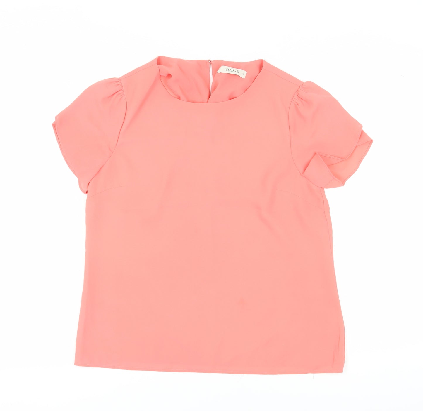 Oasis Women's Pink Blouse, Size 12, Summer Casual
