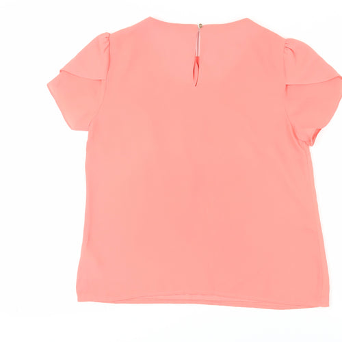 Oasis Women's Pink Blouse, Size 12, Summer Casual