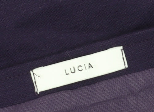 Lucia Women's Purple Pencil Skirt Size 12