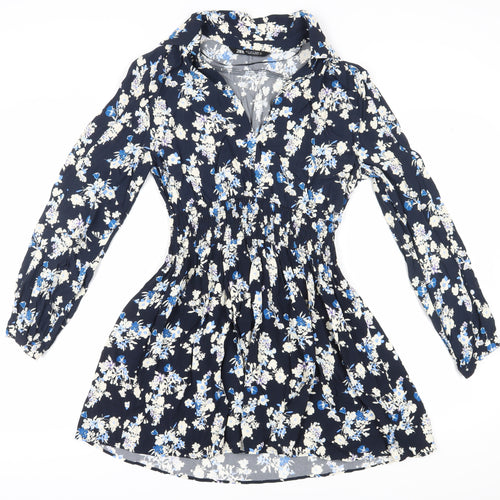 Zara Women's Multicoloured S Floral Shirt Dress, Sz S