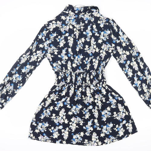 Zara Women's Multicoloured S Floral Shirt Dress, Sz S