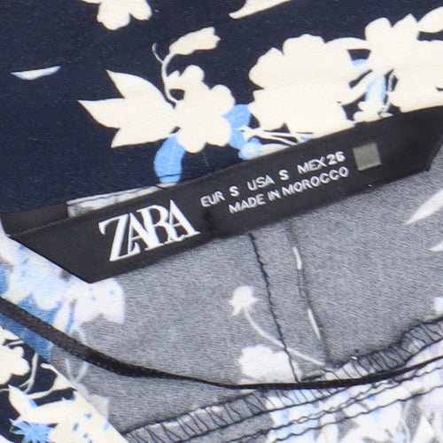 Zara Women's Multicoloured S Floral Shirt Dress, Sz S