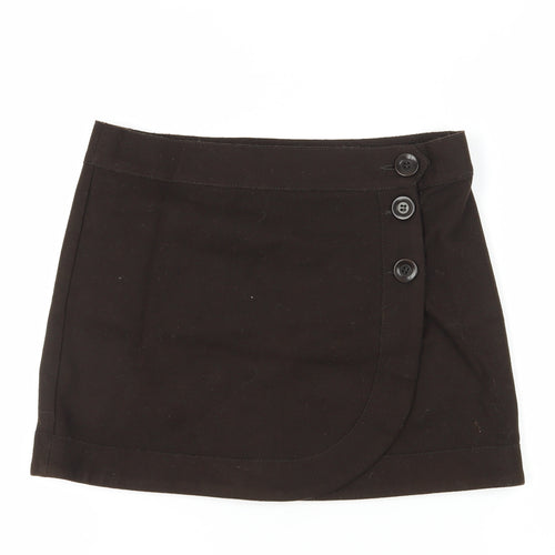 Benetton Women's Black Short Pencil Skirt, Size 14