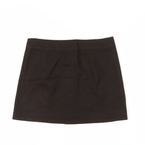 Benetton Women's Black Short Pencil Skirt, Size 14