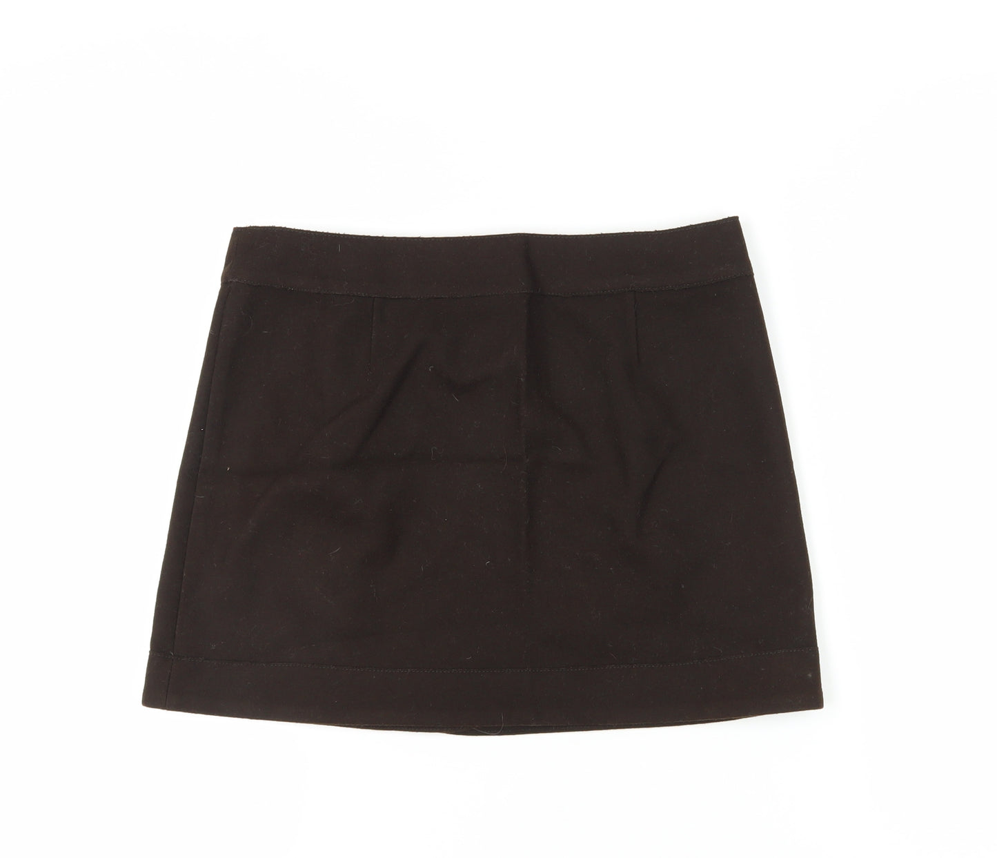 Benetton Women's Black Short Pencil Skirt, Size 14