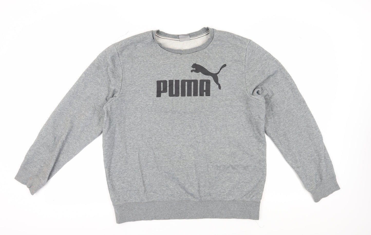 Puma Men's Grey Pullover Sweatshirt L