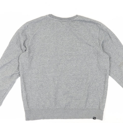 Puma Men's Grey Pullover Sweatshirt L
