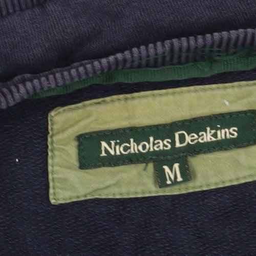 Nicholas Deakins Men's Blue Pullover Sweatshirt M