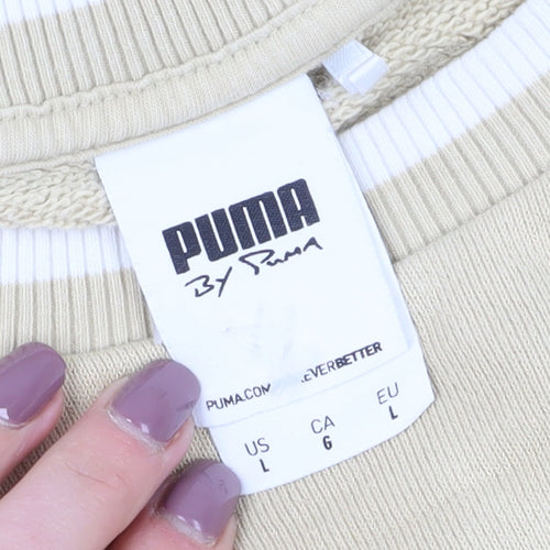 Puma Men's Beige Pullover Sweatshirt L
