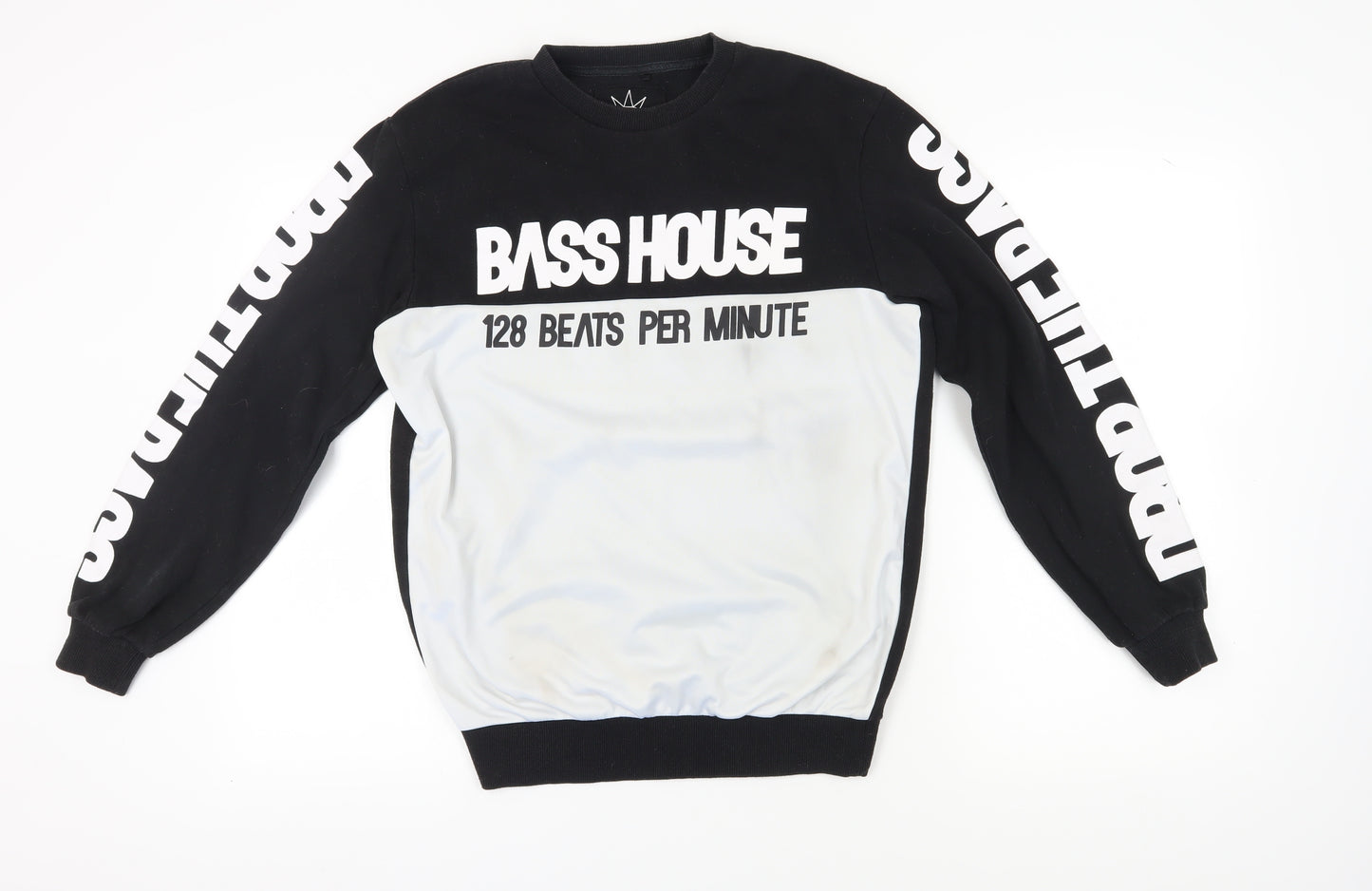 House Brand Men's Black Music Sweatshirt M Pullover