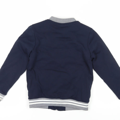 Marks and Spencer Boys Blue Bomber Jacket 8-9 Years