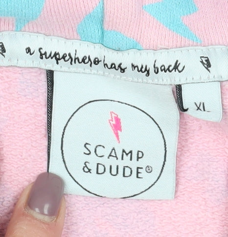 Scamp & Dude Women's XL Multicoloured Pullover Hoodie
