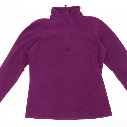 Mountain Warehouse Women's Purple Fleece Sweatshirt M