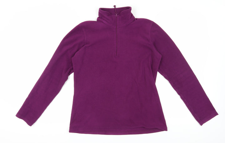 Mountain Warehouse Women's Purple Fleece Sweatshirt M