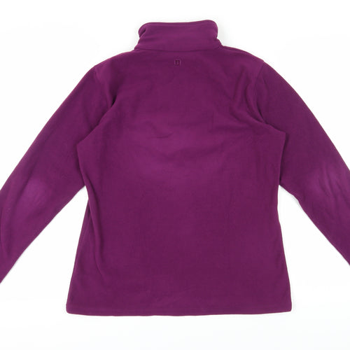 Mountain Warehouse Women's Purple Fleece Sweatshirt M