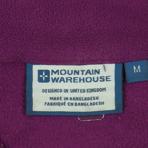 Mountain Warehouse Women's Purple Fleece Sweatshirt M