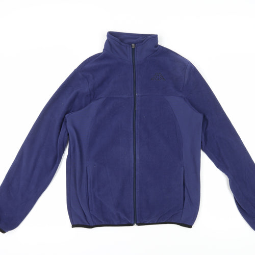 Kappa Unisex Blue Fleece Jacket M Casual Sports