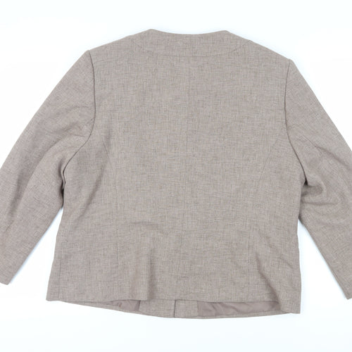 Eastex Women's Beige 3/4 Sleeve Suit Jacket Size 16