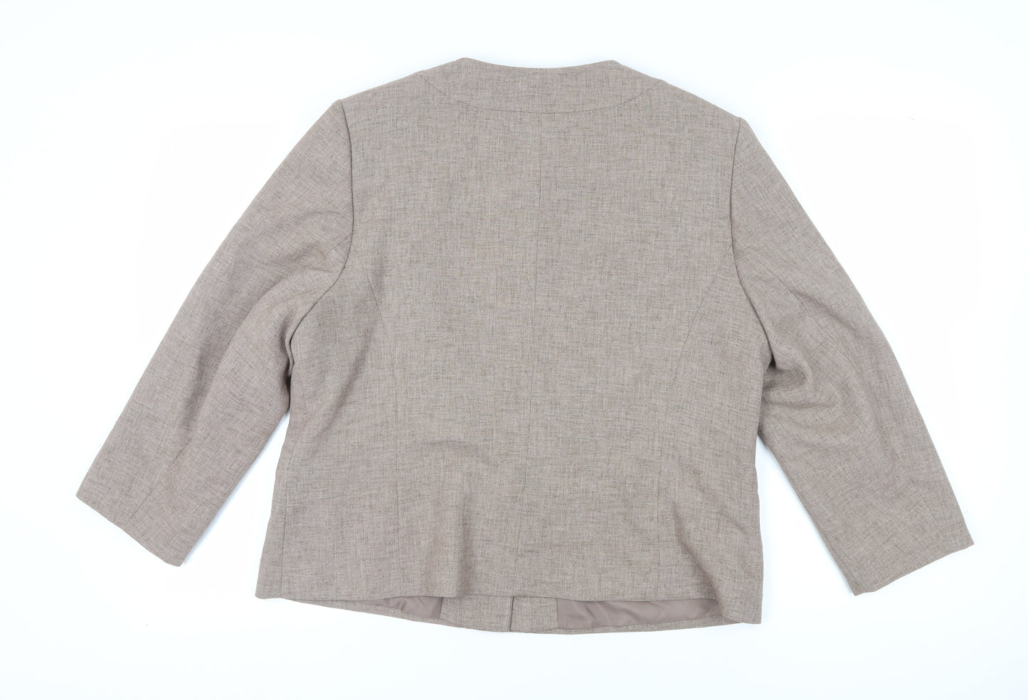 Eastex Women's Beige 3/4 Sleeve Suit Jacket Size 16