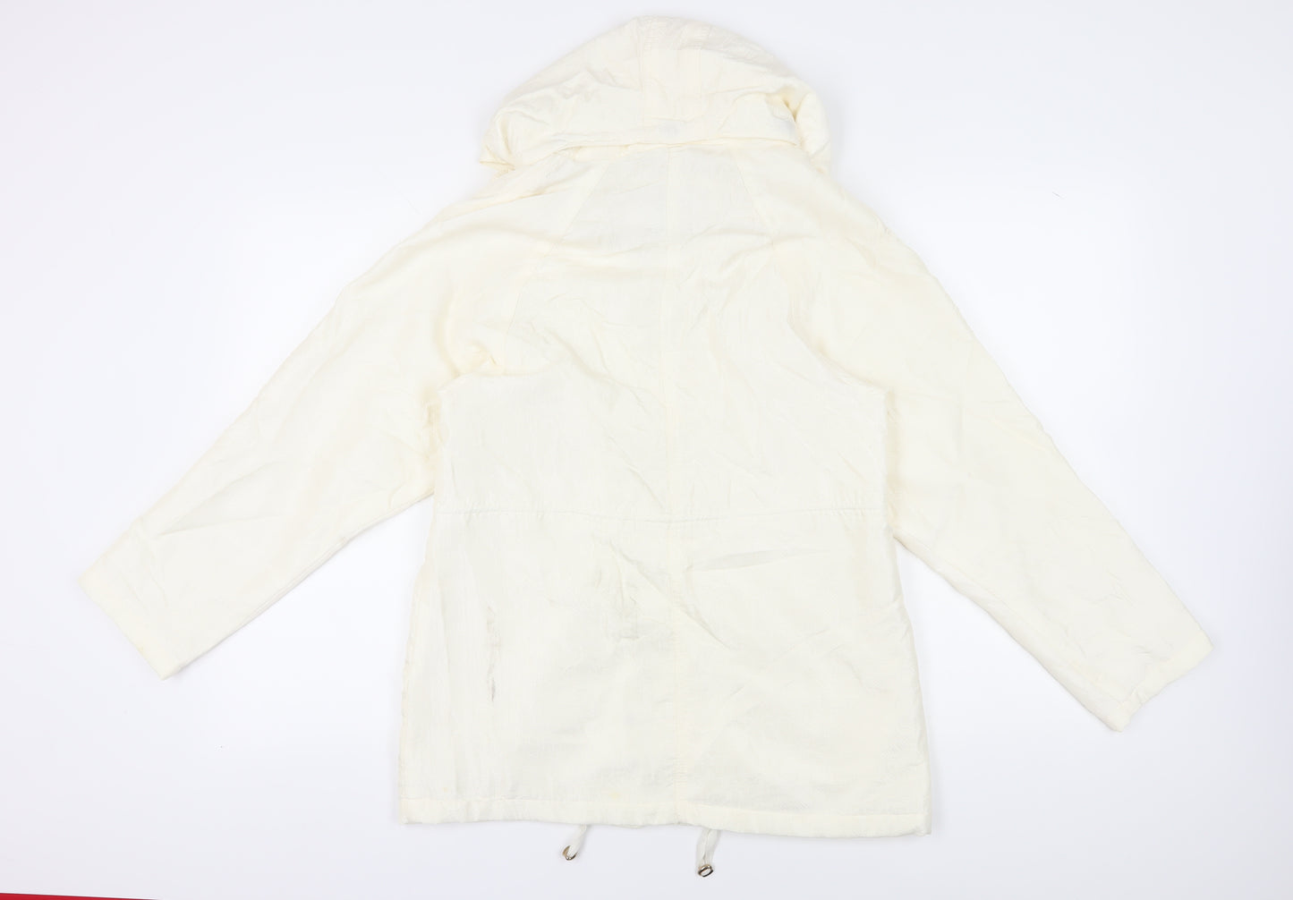 Mudo Collection Women's Ivory Parka Jacket M