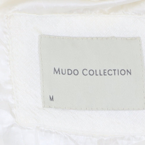 Mudo Collection Women's Ivory Parka Jacket M