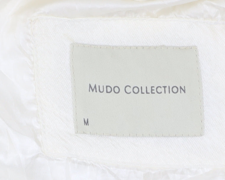 Mudo Collection Women's Ivory Parka Jacket M