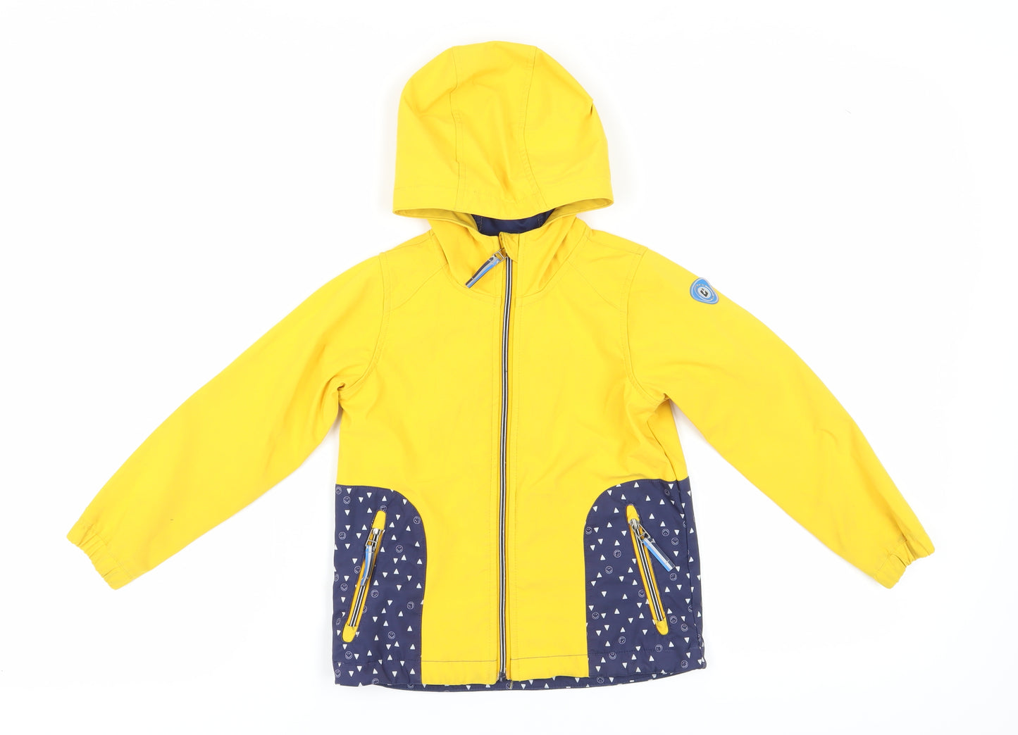 Killtec Boys Yellow Rain Coat, 6-7 Years, Water Repellent